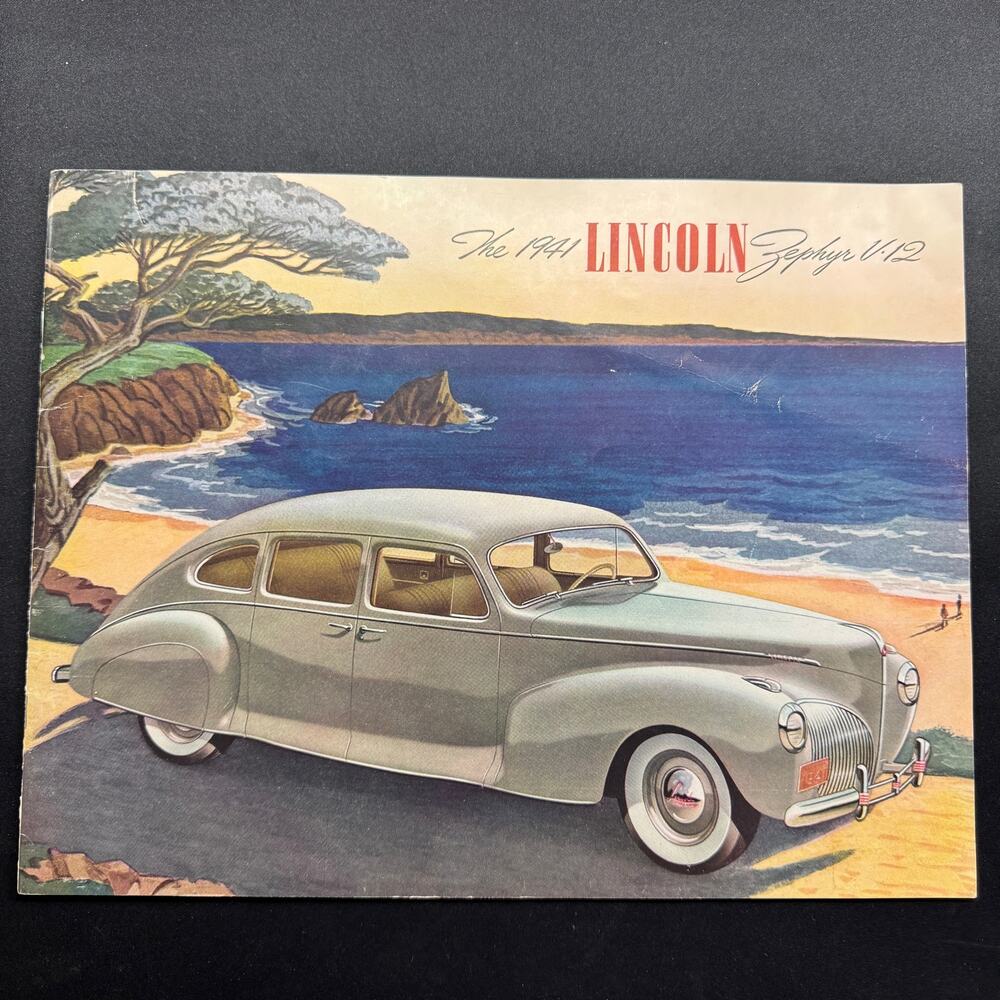 1941 Lincoln Zephyr V-12 Original Sales Brochure